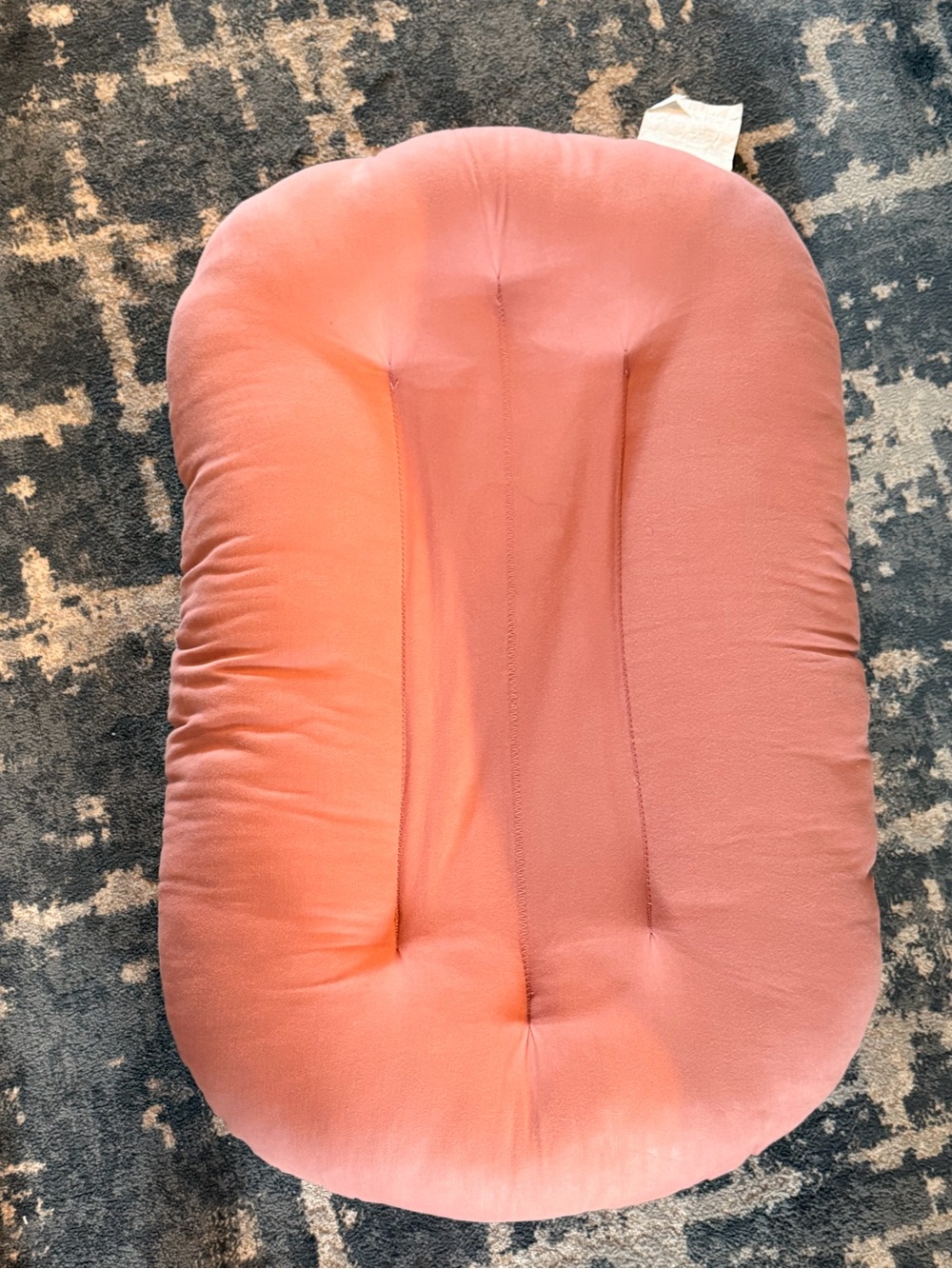 SnuggleMe Organic Coral Lounger